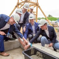 Pärnu rannarajoonis sai nurgakivi uue Valgre elamurajooni esikmaja Tiiru 5